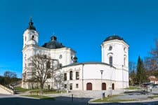 Barokní poutní kostel ve Křtinách